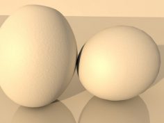 مدل سه بعدی تخم مرغ