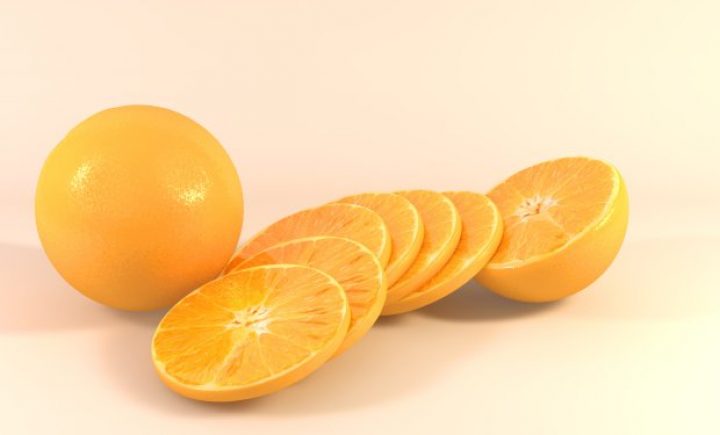 مدل سه بعدی پرتقال